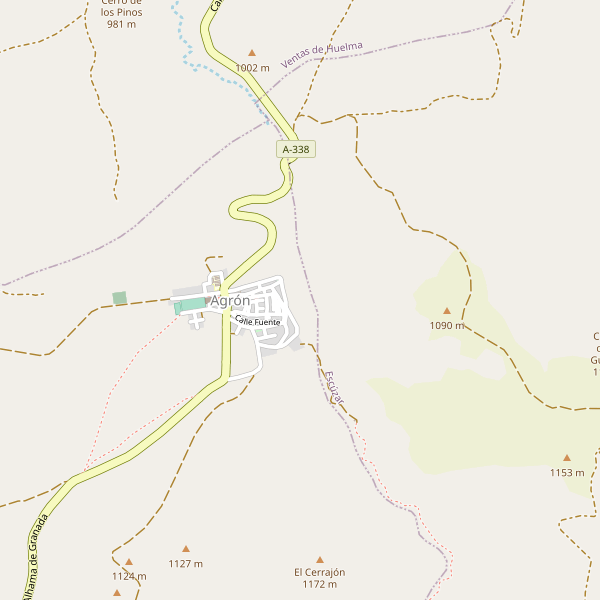 Mapa de Agrón Thumbnail