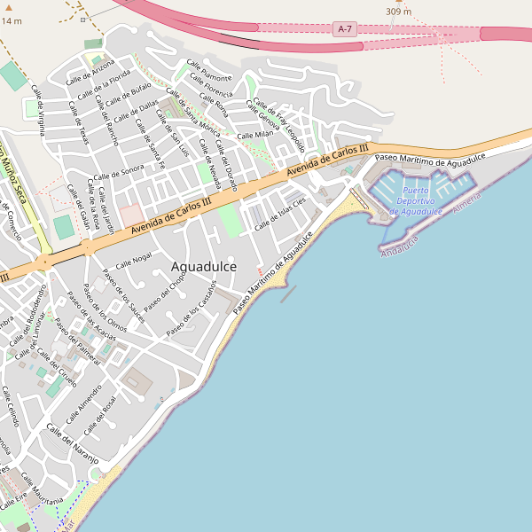 Mapa de Aguadulce (AL) Thumbnail