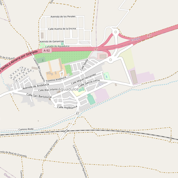 Mapa de Aguadulce (SE) Thumbnail