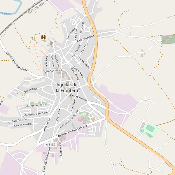 Mapa de Aguilar de la Frontera Thumbnail