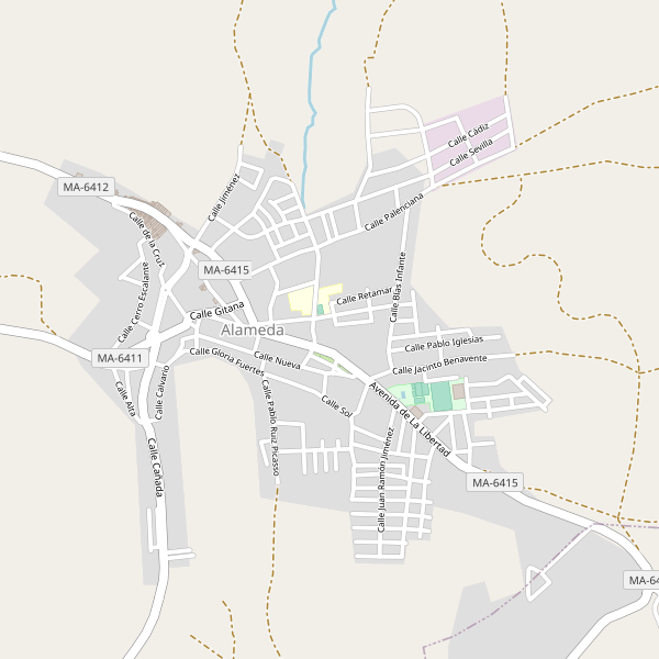 Mapa de Alameda Thumbnail