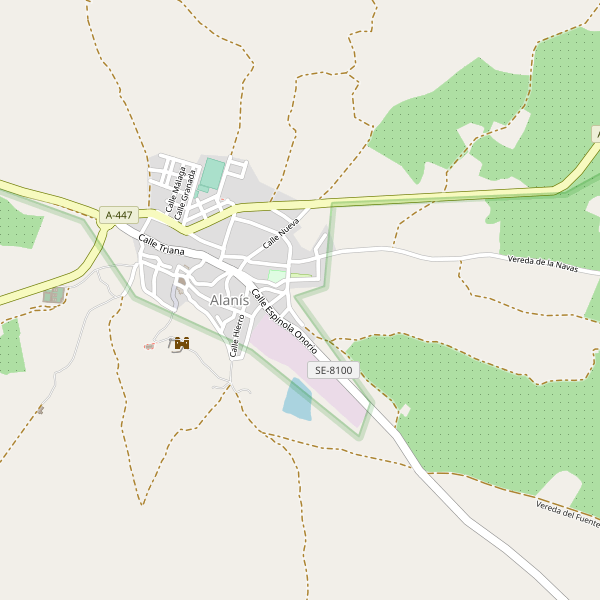 Mapa de Alanís Thumbnail