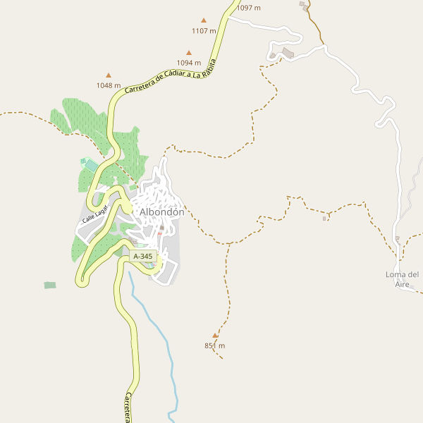 Mapa de Albondón Thumbnail
