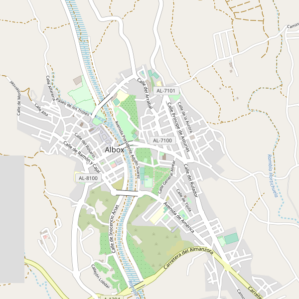 Mapa de Albox Thumbnail