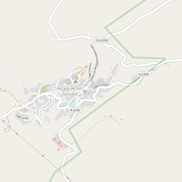 Mapa de Alcalá de los Gazules Thumbnail