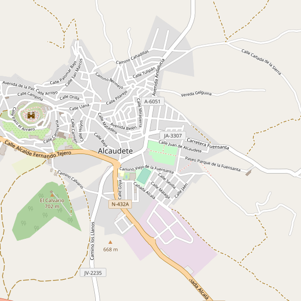 Mapa de Alcaudete Thumbnail