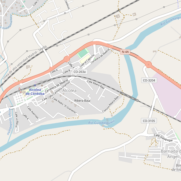 Mapa de Alcolea (CO) Thumbnail