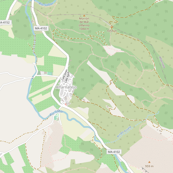 Mapa de Alfarnatejo Thumbnail