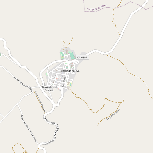 Mapa de Algar Thumbnail