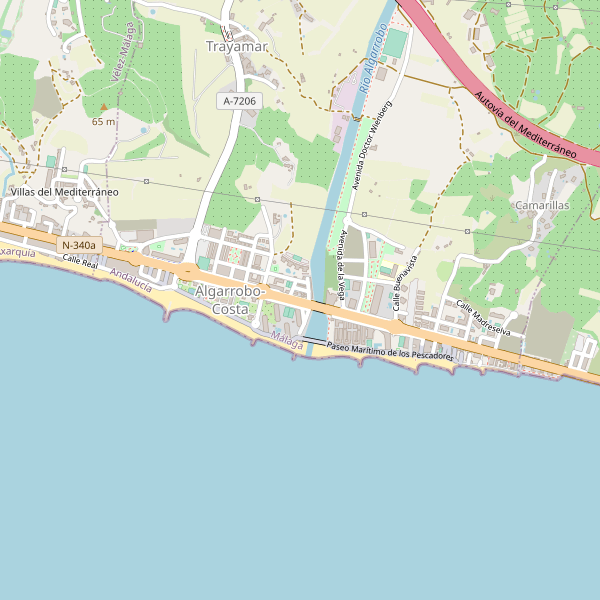 Mapa de Algarrobo-Costa Thumbnail