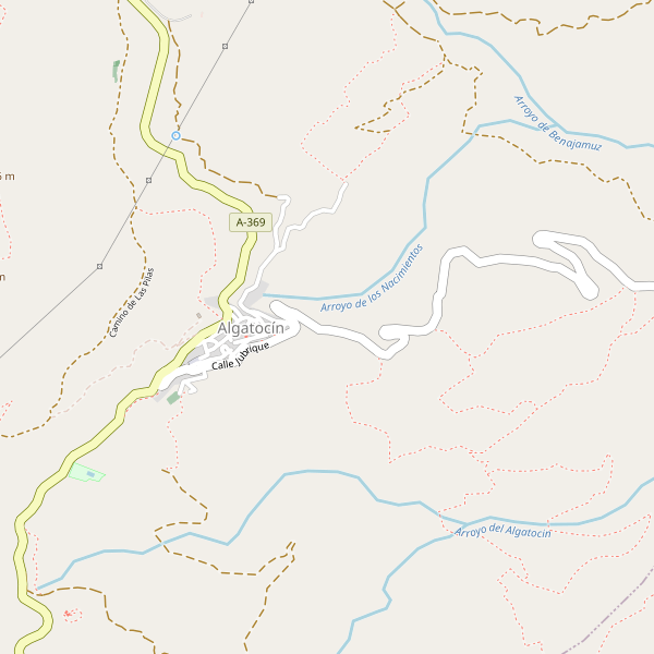 Mapa de Algatocín Thumbnail