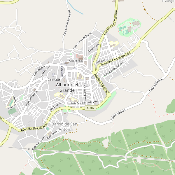 Mapa de Alhaurín el Grande Thumbnail