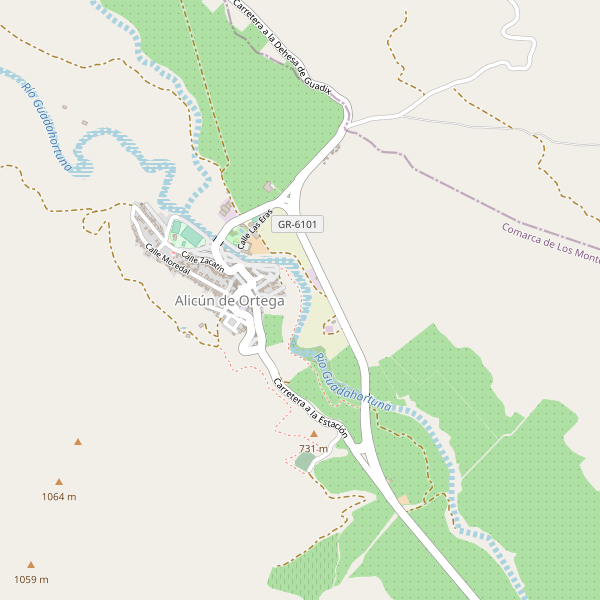 Mapa de Alicún de Ortega Thumbnail