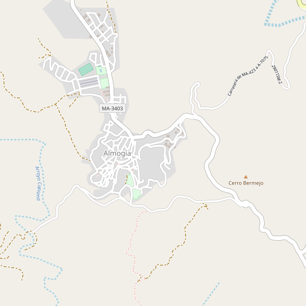 Mapa de Almogía Thumbnail