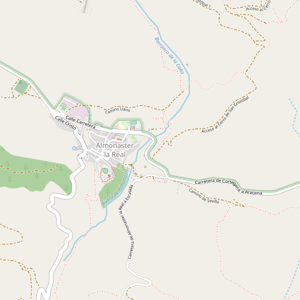 Mapa de Almonaster la Real Thumbnail