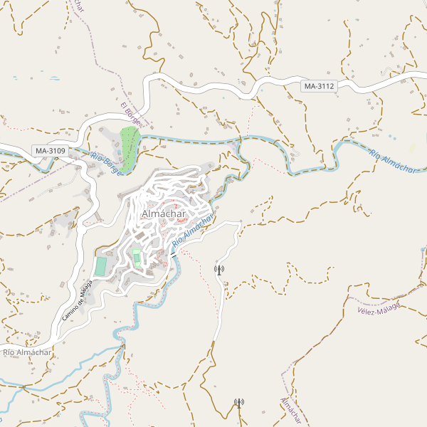 Mapa de Almáchar Thumbnail