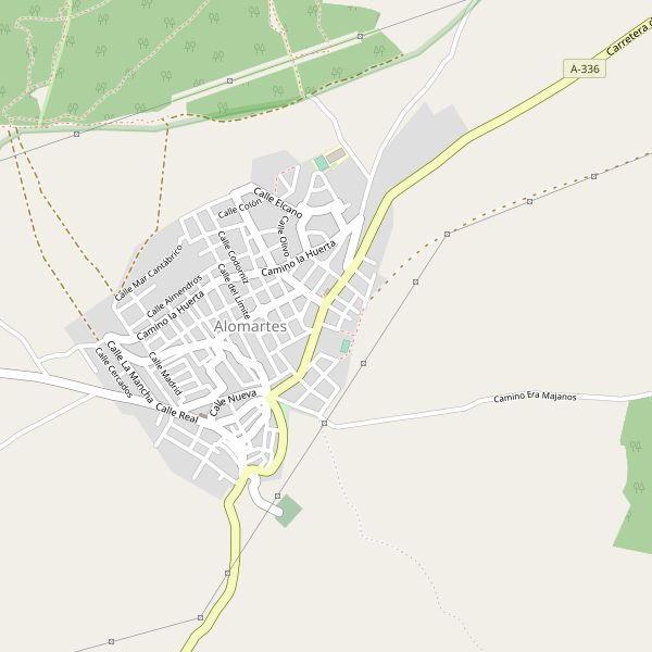 Mapa de Alomartes Thumbnail