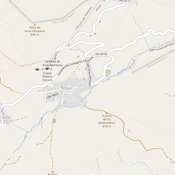 Mapa de Alájar Thumbnail