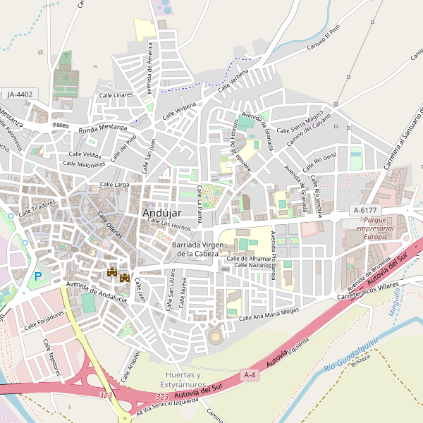 Mapa de Andújar Thumbnail