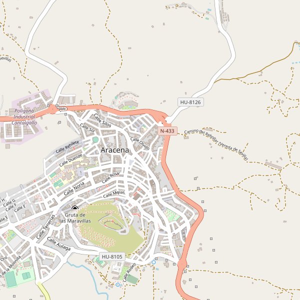 Mapa de Aracena Thumbnail