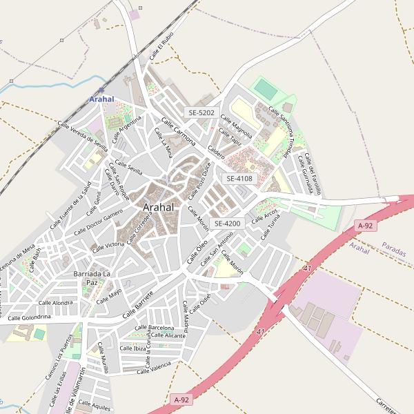 Mapa de Arahal Thumbnail