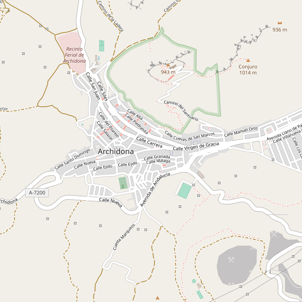 Mapa de Archidona Thumbnail