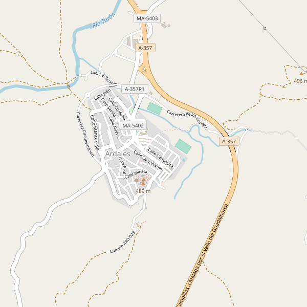 Mapa de Ardales Thumbnail
