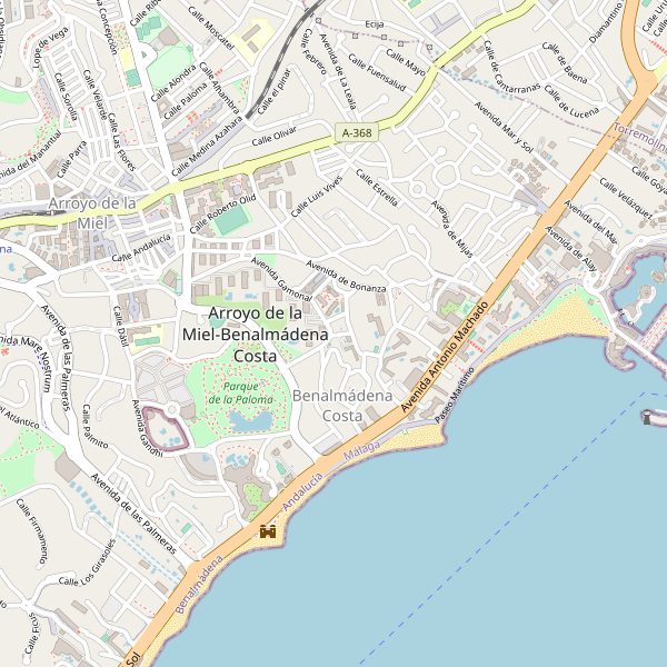 Mapa de Arroyo de la Miel-Benalmádena Costa Thumbnail