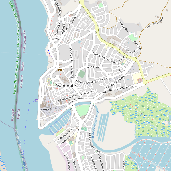 Mapa de Ayamonte Thumbnail