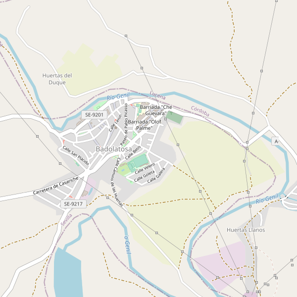 Mapa de Badolatosa Thumbnail