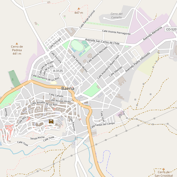 Mapa de Baena Thumbnail