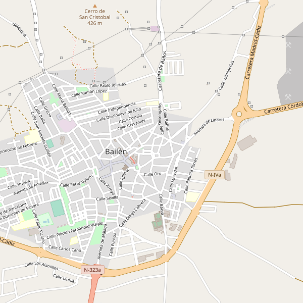 Mapa de Bailén Thumbnail