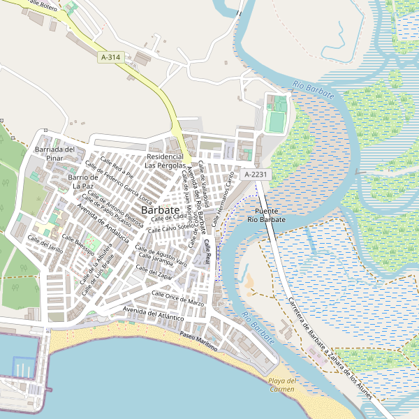 Mapa de floristas en Barbate Thumbnail