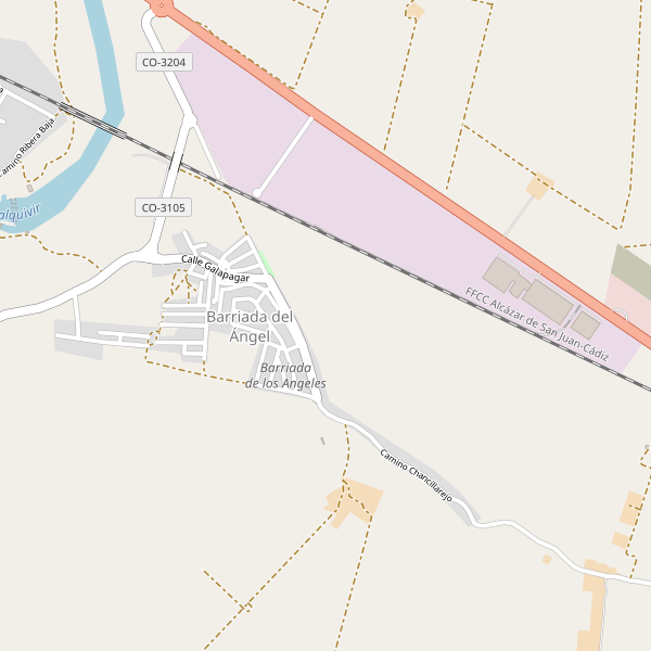 Mapa de Barriada del Ángel Thumbnail