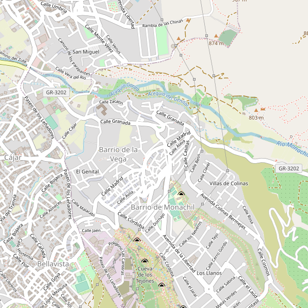 Mapa de Barrio de la Vega Thumbnail