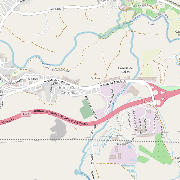 Mapa de Barrio San Antonio Thumbnail