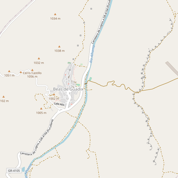 Mapa de Beas de Guadix Thumbnail