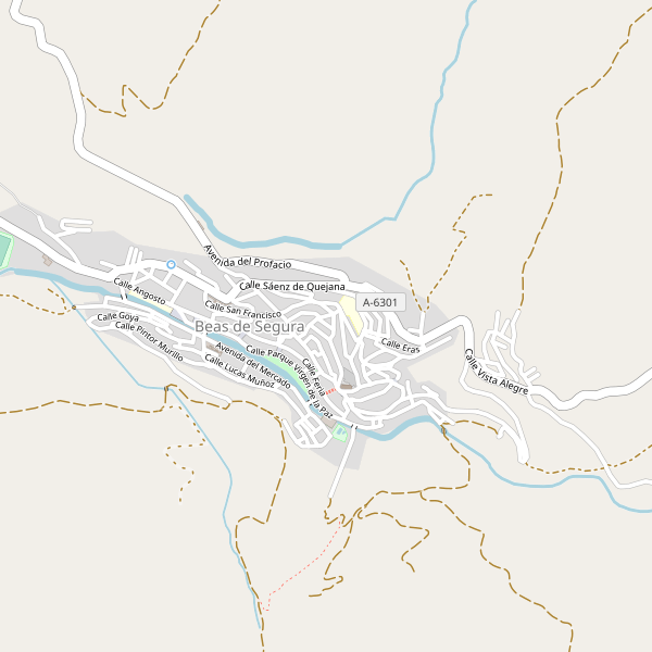 Mapa de Beas de Segura Thumbnail