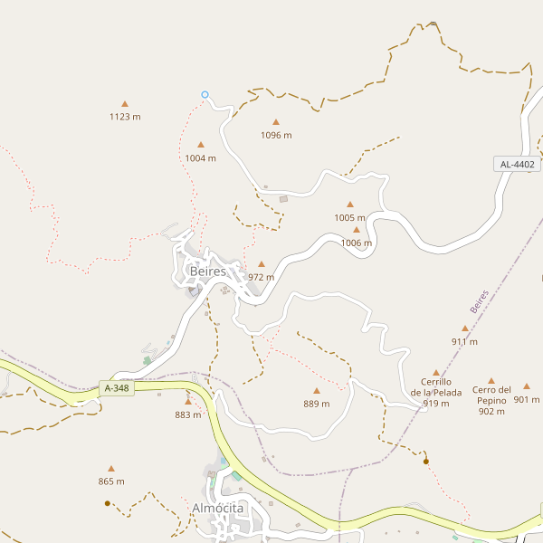 Mapa de Beires Thumbnail