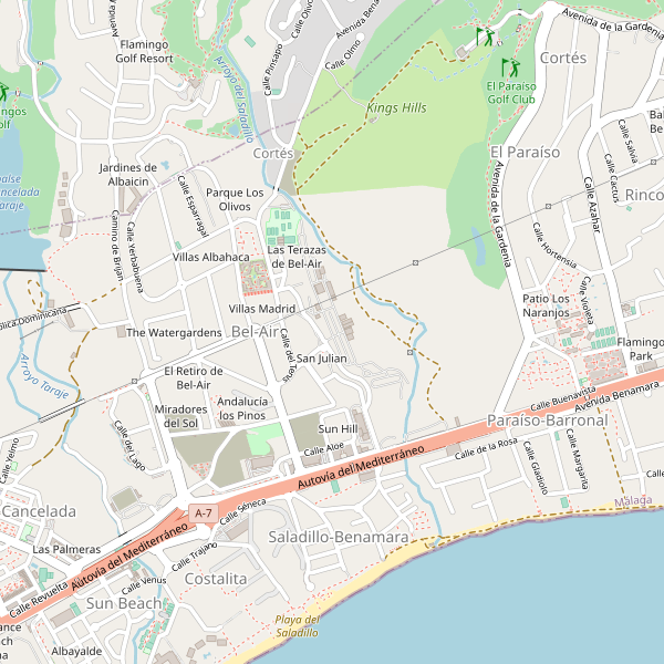 Mapa de Bel-Air Thumbnail