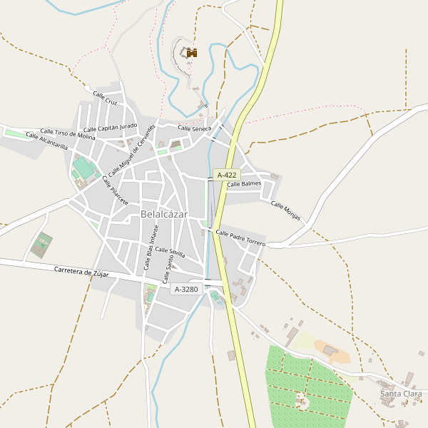 Mapa de Belalcázar Thumbnail