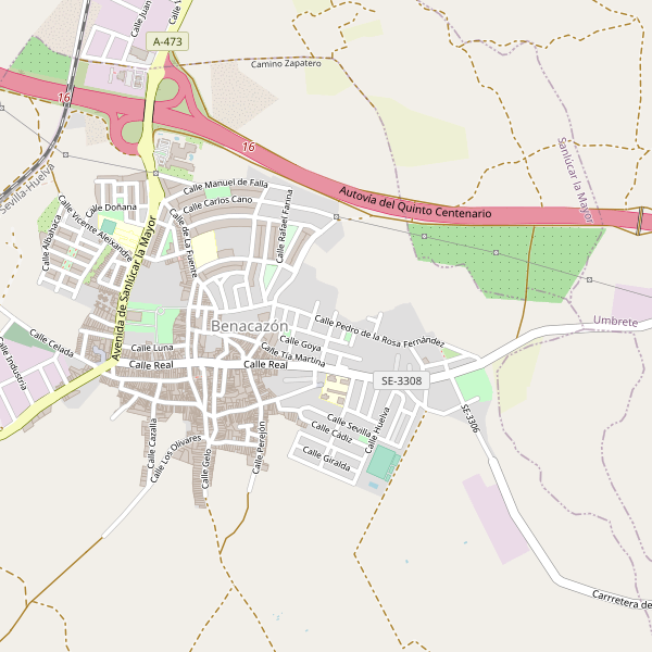 Mapa de Benacazón Thumbnail