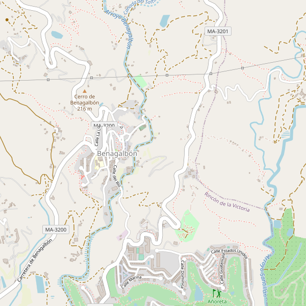 Mapa de Benagalbón Thumbnail