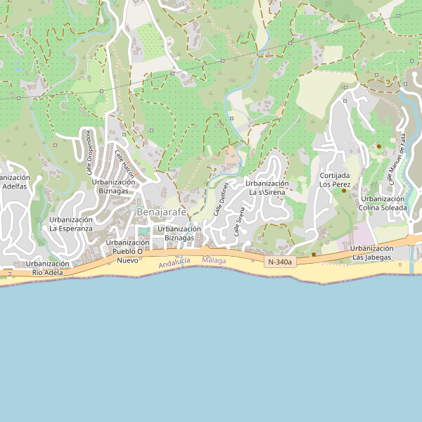 Mapa de Benajarafe Thumbnail