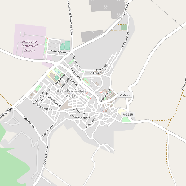 Mapa de Benalup-Casas Viejas Thumbnail