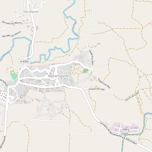 Mapa de Benamaurel Thumbnail