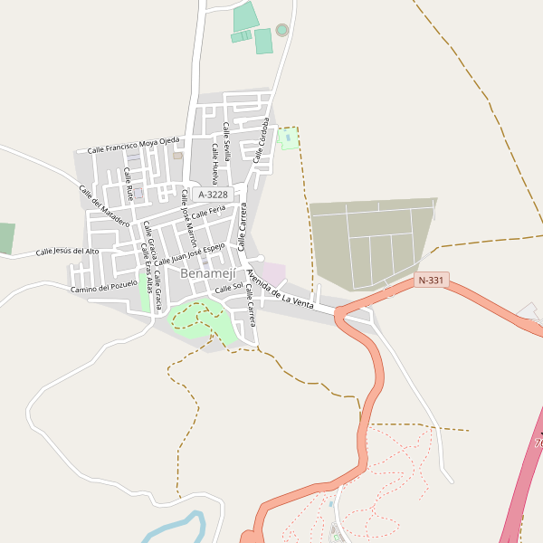 Mapa de Benamejí Thumbnail