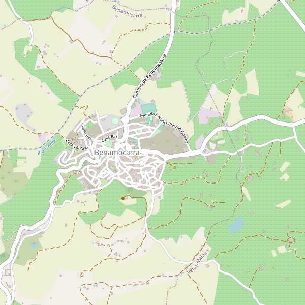 Mapa de Benamocarra Thumbnail