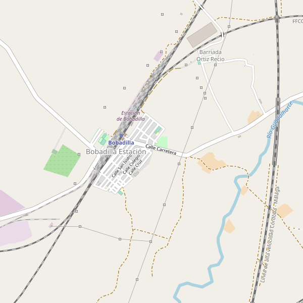 Mapa de Bobadilla Estación Thumbnail