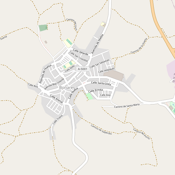 Mapa de Bonares Thumbnail